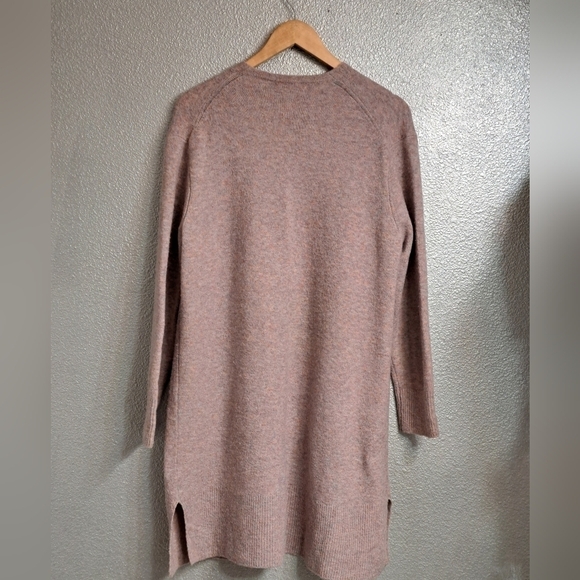 Madewell Kent Open Front Heathered Pink Duster/Cardigan   Size S - Picture 5 of 6